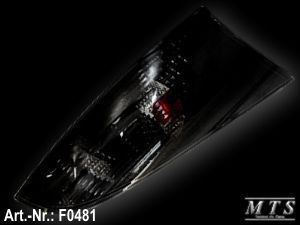 R�ckleuchten, klarglas-schwarz