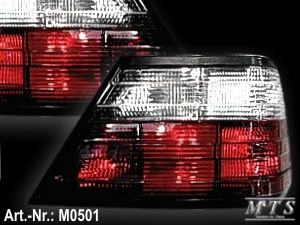 R�ckleuchten, klarglas-rot