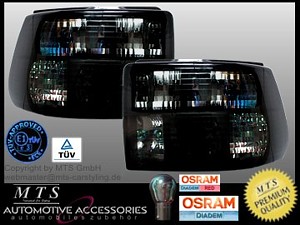 R�ckleuchten, klarglas-schwarz